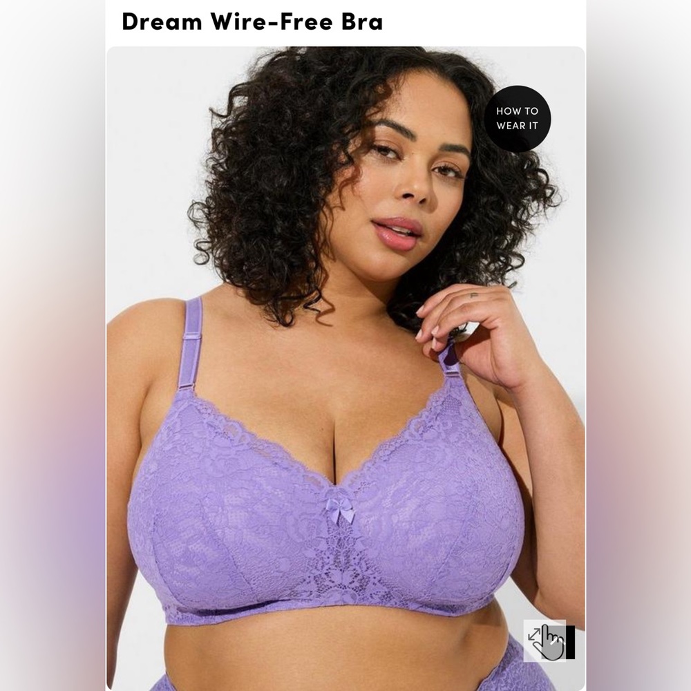 40F Torrid wire-free bra